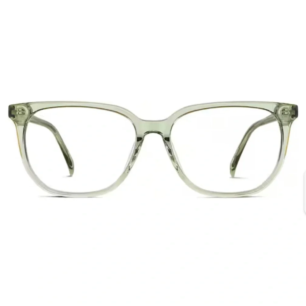 Zenni Green Transitions Lenses Acetate Square Eyeglasses Sunglasses New NIB